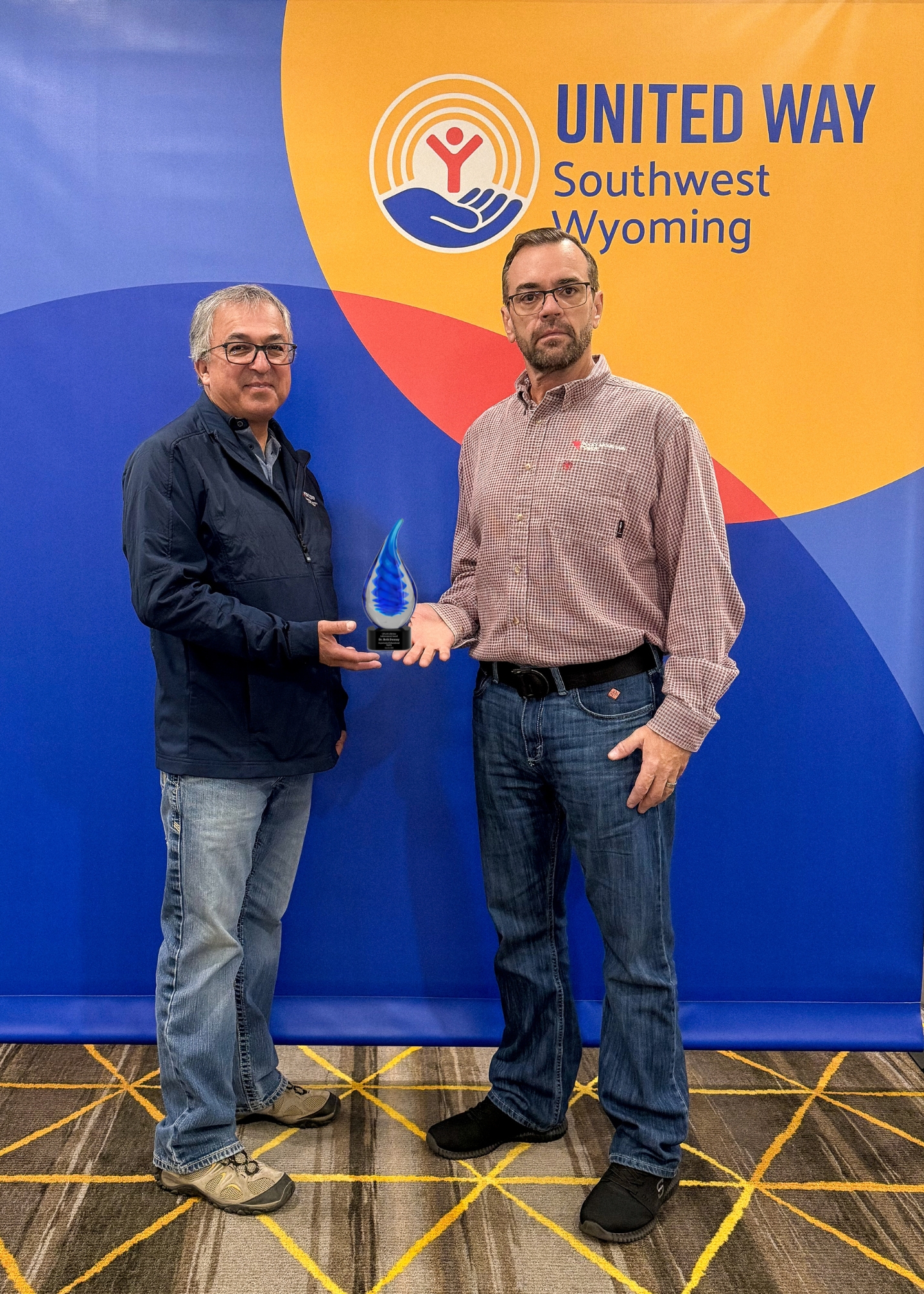 Jim Bridger Power Plant employees with the Excellence Award