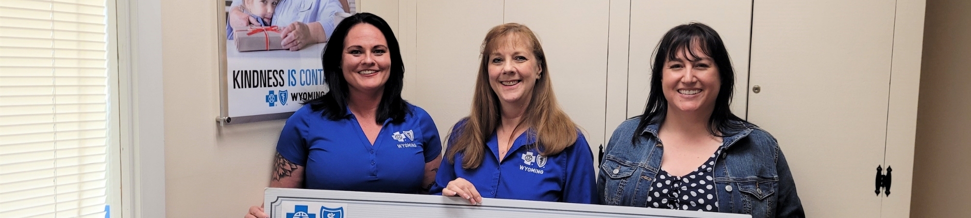 BCBS presents check to United Way